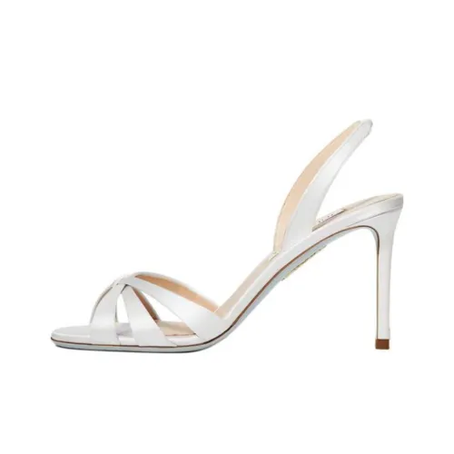 AQUAZZURA Tati One Ремень Сандалии 8,5 см Женские Белые