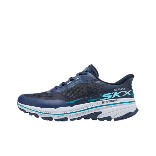Skechers WOMEN'S GO Series Низкие Беговые Кроссовки Женские Морской Синий