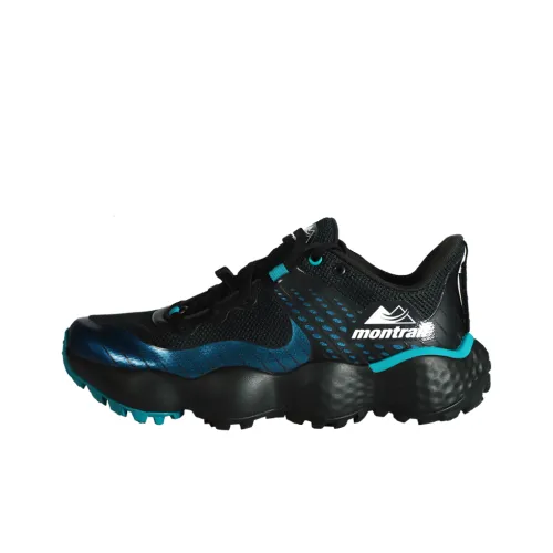 Columbia Montrail Беговые кроссовки Низкий верх Черный Синий Мужской