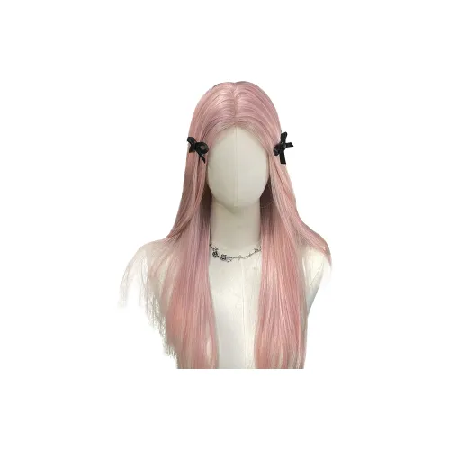 FYOSEE Кремовый Серый Розовые Оттенки Длинные Прямые Волосы Парики