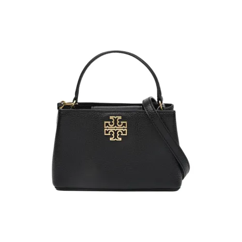 TORY BURCH Britten Коровья кожа через плечо сумка женская черная