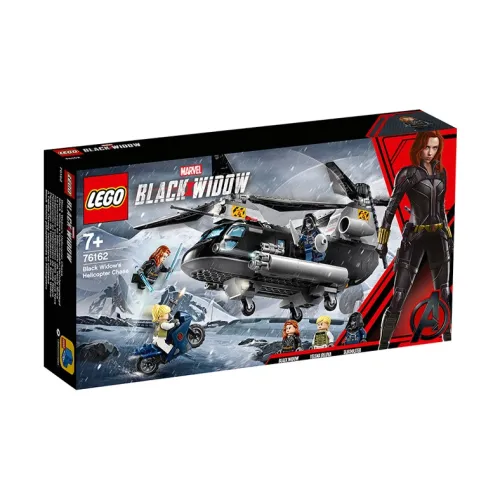LEGO Super Hero Collection Черная вдова Вертолет The Great Pursuit Конструкторы 201 300pcs 76162