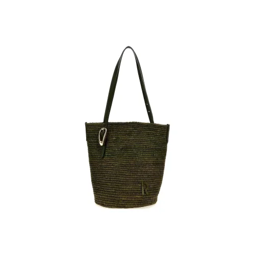 Paco Rabanne Raffia Сумка через плечо Стандартная Женская Зеленая