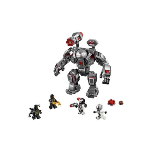 LEGO Super Hero Collection Военная машина Marvel Characters Мстители Heavy Armed Меха Конструкторы 301 600 76124