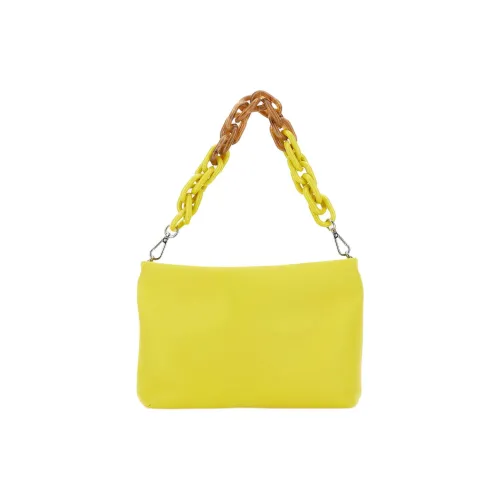 GIANNI CHIARINI GRAIN LEATHER Сумка Женская Лимон