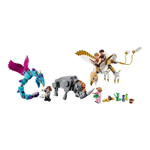 LEGO Fantastic Beasts Where to Find Them Collection Волшебный Кожа Сумка Конструкторы 601 1000pcs 75952