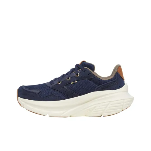 Saucony Slip-resistant Abrasion-resistant Low Top Casual Running Shoes Women's Blue Сaucony Противоскользящие Устойчивые к истиранию Низкий Топ Повседневные Беговые Кроссовки Женские Синие