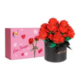 Розовый 6 коробок, 12 шт + ограниченный набор на День Святого Валентина, розовый + JUST for YOU, цветочный дизайн, горшок