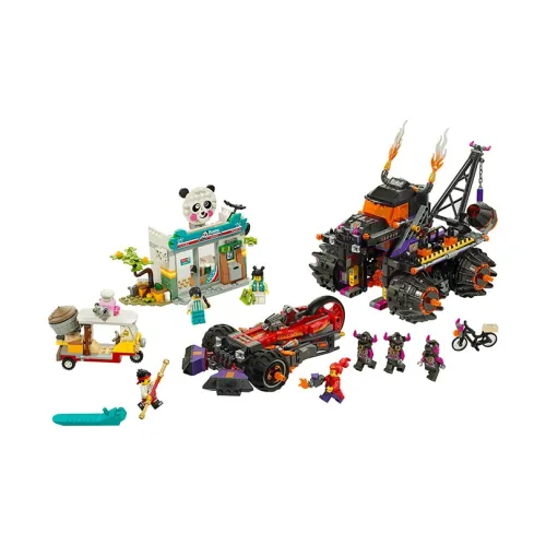 LEGO Little Monkey King Collection Красный Детский Devil Пламя Автомобиль Пластиковые конструкторы 1111 шт. 80011