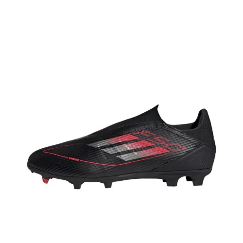 Adidas F50 League MG MULTI Ground FG Твердый грунт Противоскользящий Устойчивый к истиранию Футбольные бутсы Унисекс Черный Красный