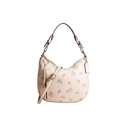 COACH Prairie Полированная кожа с галькой сумка-хобо сумка сумка через плечо большая женская