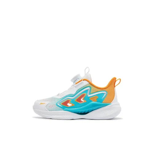 XTEP Slip-resistant Abrasion-resistant Low Top Детская беговая обувь Xtep Белый Залив Синий Детская