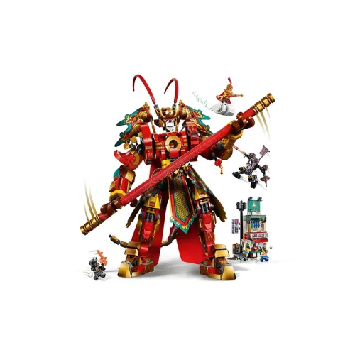 LEGO Little Monkey King Collection Qitian Da Sheng Золотой Меха Конструкторы 1001 2000 шт. 80012