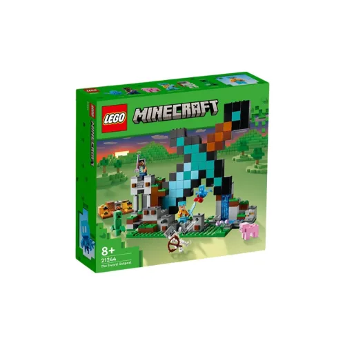 LEGO My World Collection Minecraft Персонажи Sword Frontline Station Конструкторы 301 600 шт. 21244