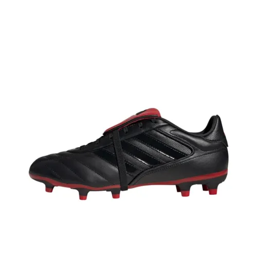 Adidas COPA GLORO 2 FG Твердый грунт Противоскользящие Устойчивые к истиранию Футбольные бутсы Унисекс Черный Красный