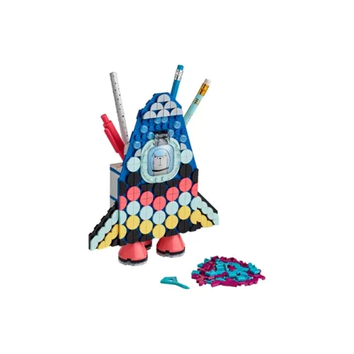 LEGO DOTS серия Ракета Держатель для ручки Пластиковые конструкторы 321 шт. 41936