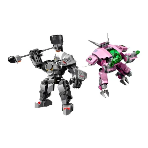 LEGO Overwatch Collection D.VA VS. Reinhardt Основные персонажи Overwatch Конструкторы 455 элементов 75973