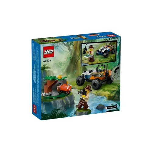 LEGO Джунгли Explorer All Terrain Транспорт Big Rescue Конструкторы 92 шт. 60424