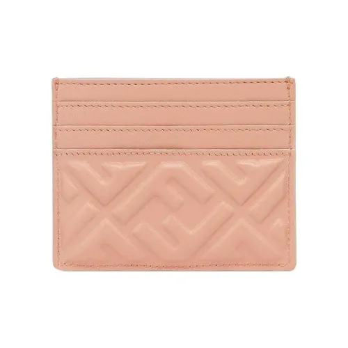 FENDI Baguette Овечья кожа Держатель для карт Женский Оранжевый Розовый