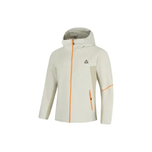 361° Дышащая ветровка Мужская Песочный Коричневый Белый Песочный Коричневый