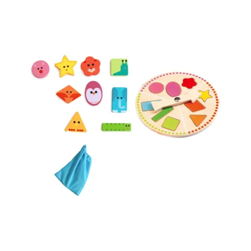 DJECO Спиннинг Touch Настольная игра Форма Признание Развивающие игрушки