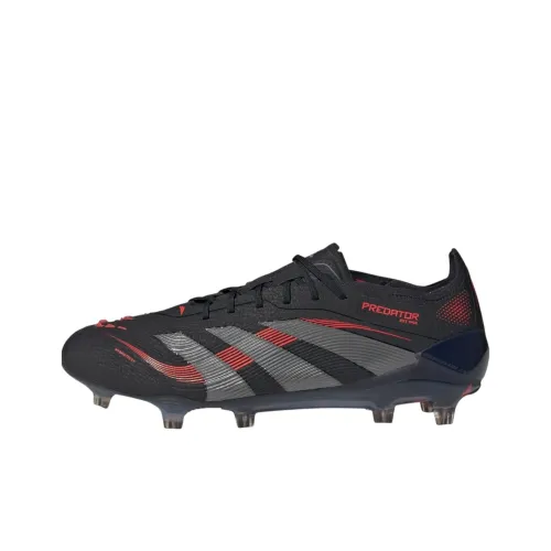 Adidas PREDATOR ELITE Slip-resistant Abrasion-resistant Football Cleats Unisex Black Adidas PREDATOR ELITE Противоскользящие Устойчивые к истиранию Футбольные бутсы Унисекс Черные