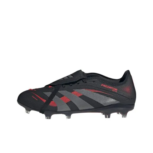 Adidas PREDATOR PRO FG Твердый грунт противоскользящие устойчивые к истиранию футбольные бутсы унисекс черный