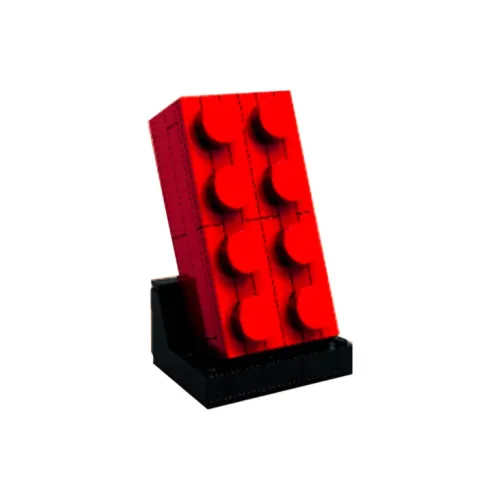 LEGO Ren Guang 5th Anniversary Ограниченная серия Большой Красный Кирпич Конструкторы 0-300 шт. LEGO 2309 0092