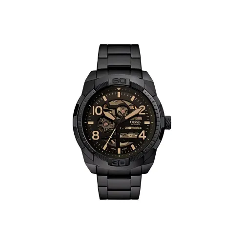 FOSSIL Автоматический Механический Механизм Мужские Часы 48 мм Черный