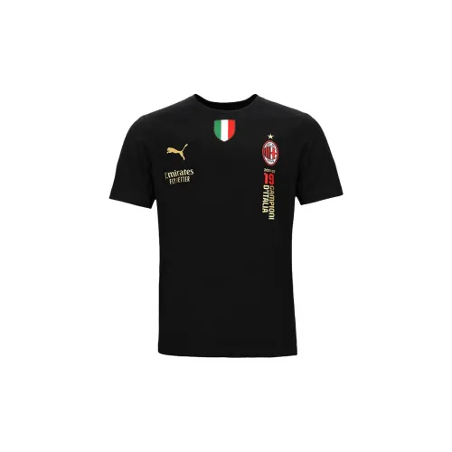 PUMA x AC Milan Черная Мужская Футболка