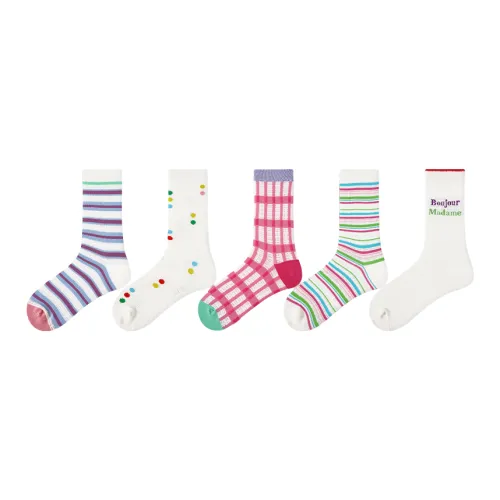 Vine Color Высокие носки Унисекс 5 пар Time Does not Speak