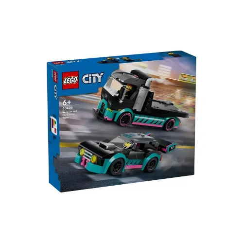 LEGO City Collection Гонки Грузовик для транспортировки автомобилей Конструктор 328 шт. 60406