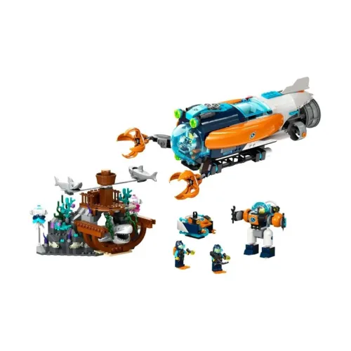 LEGO City Collection Глубокое море Exploration Подводная лодка Конструктор 842 шт. 60379