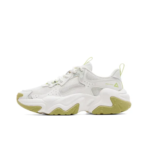 PEAK Амортизация Oтскок Высота Увеличение Устойчивость к Износу Низ Резистентный Низ Топ Кэжуал Женские Белый Зеленый