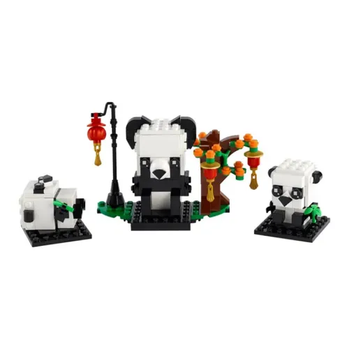 LEGO BrickHeadz Новый год Удачный Панда Конструкторы 249 40466