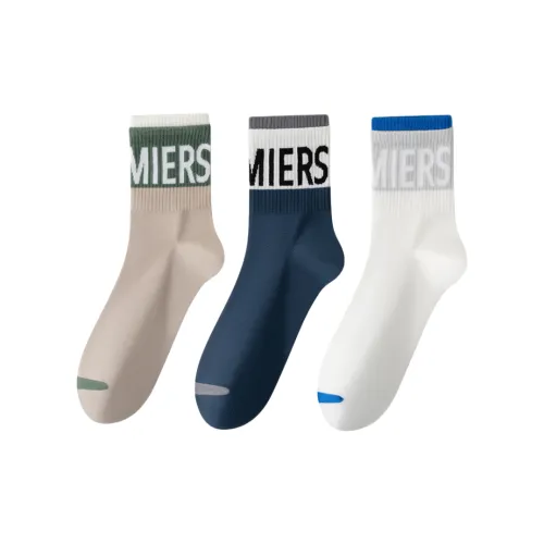 Lan Miao Баскетбольные носки Мужские упаковка из 3 пар