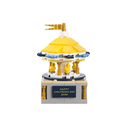 LEGO Карусель Желтая уточка пластиковые конструкторы 300 деталей 6338738
