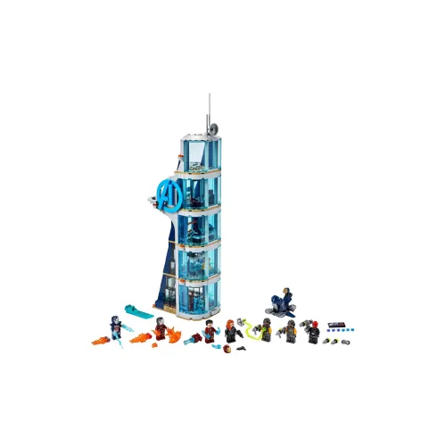 LEGO Super Hero Collection Мстители Tower BATTLE OF The Headquarters Tower Конструкторы 601 1000pcs 76166
