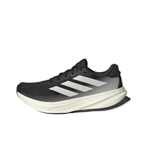 Adidas Supernova Rise 2 Устойчивый к истиранию Дышащий Низкий Топ Повседневные Беговые кроссовки Женские Черные