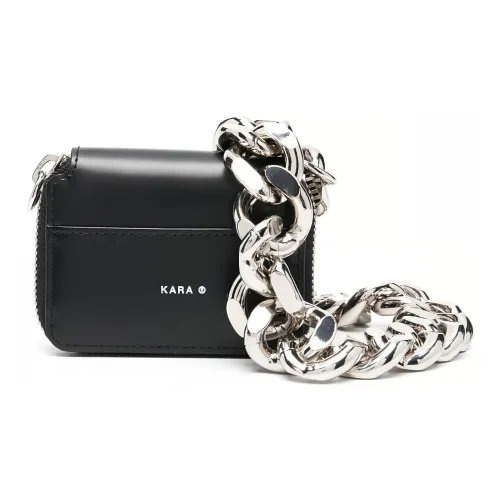 KARA COBRA Телячья кожа Кошелек Сумка через плечо Женская Черная