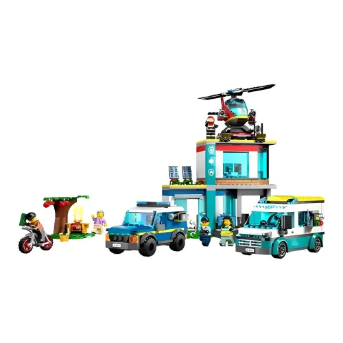 LEGO Emergency Rescue CENTER Пластиковые конструкторы 706 шт. 60371