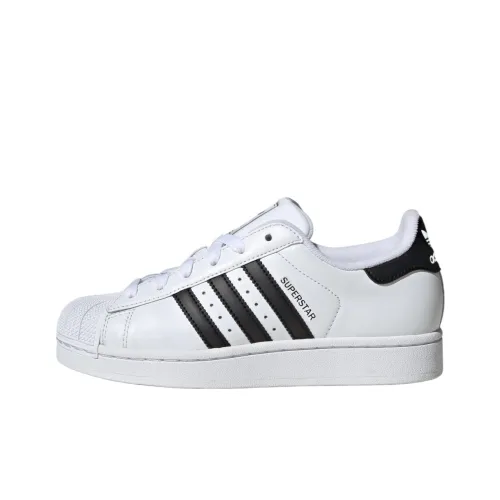 Adidas Originals Superstar 2 Устойчивые к истиранию низкие скейтборд-кроссовки Женские Белые