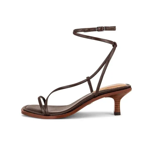 SAM EDELMAN Dominique Сандалии One Ремешок Сандалии 5 см Женские Темный шоколад