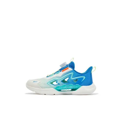 XTEP Slip-resistant Abrasion-resistant Low Top Детские беговые кроссовки Sail Белый Прусский Синий Детский