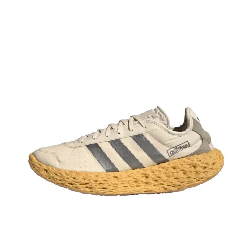 Adidas Originals Slip Resistant Abrasion Resistant Низкий Топ Повседневный Городской Коммутирование Беговые кроссовки Мужской Серый Желтый