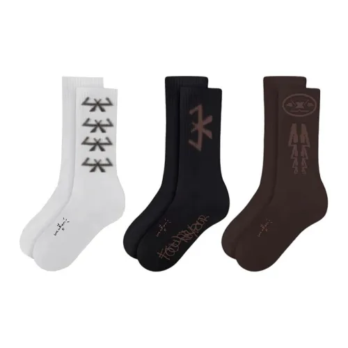 Носки Travis Scott Crew Унисекс упаковка из 3 пар