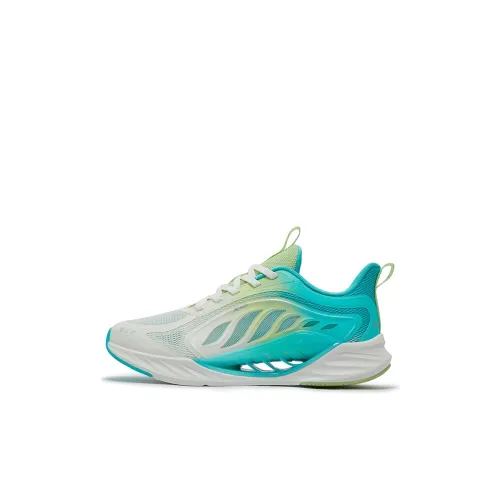 XTEP Slip-resistant Abrasion-resistant Low Top Детские беговые кроссовки Желейно-зеленый Аврора зеленый Детский