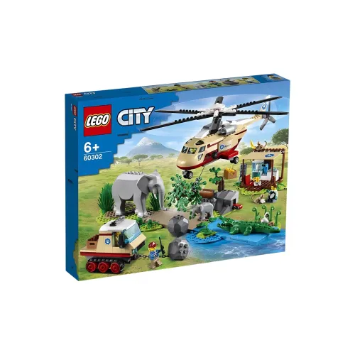 LEGO Wild Animal Rescue Operation Пластиковые конструкторы 301 600 шт. 1 60302