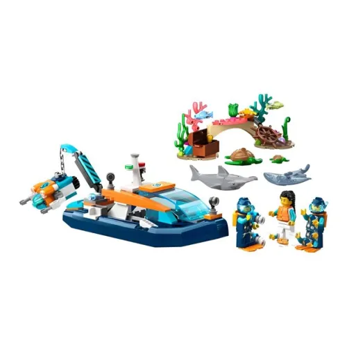 LEGO City Collection Погружение Приключение BOAT Конструкторы 182 шт. 60377