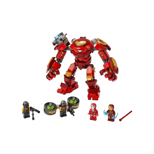 LEGO Super Hero Collection A.I.M. Agent Marvel Iron Man Халкбастер BATTLE Конструкторы 456 шт. 76164